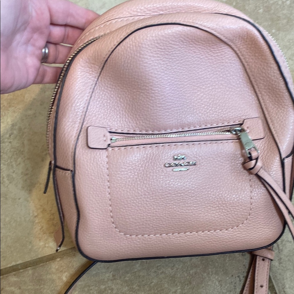 Coach Pink Leather Women's Backpack